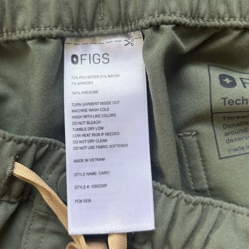 Figs Men’s Cairo Scrub Pants large nurse hospital‎ workwear